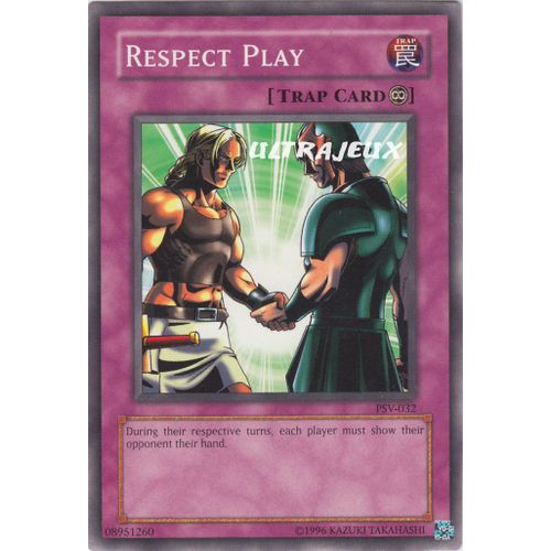 Yu-Gi-Oh! - Psv-032 - Respect Play - Commune