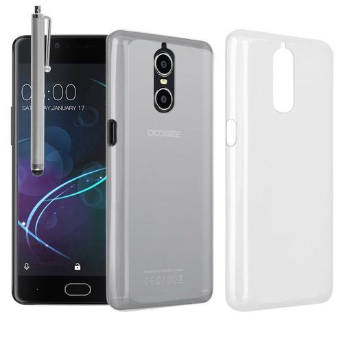 Coque Silicone Gel Pour Doogee Shoot 1 4g 5.5" - Transparent + Stylet