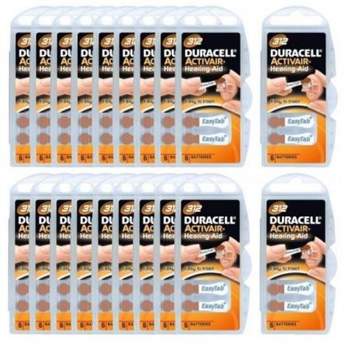 120 PILES AUDITIVES DURACELL TYPE 312