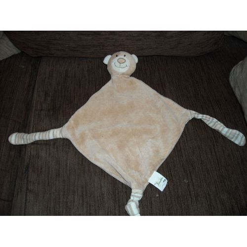 Doudou Plat Ours Marron Mon Doudou Cmp
