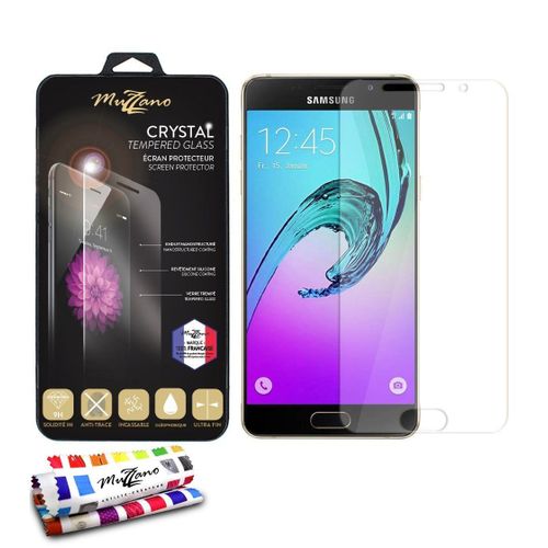Vitre De Protection Samsung Galaxy A5 2016 [Ultracrystal] [Transparente] De Muzzano + Stylet Et Chiffon Muzzano - La Protection Antichoc Ultime Et Durable