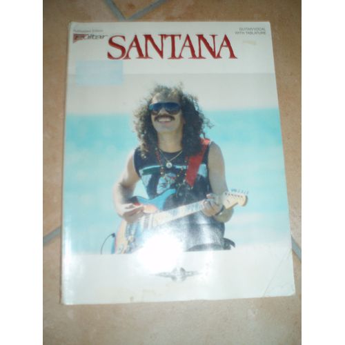 Livre Partitions De Santana.