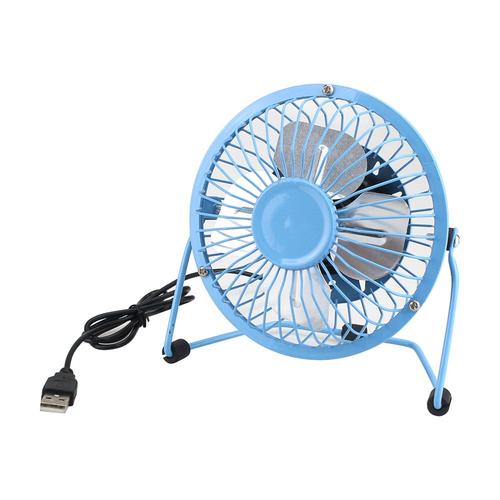 MENGMA Portable Usb Ventilateur Alimenté Refroidissement De Bureau Mini Ordinateur Ventilateur(Bleu)