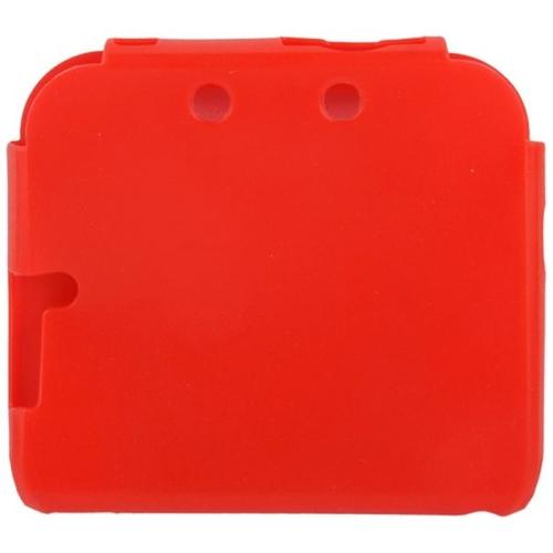Housse Etui De Protection Silicone Pour Nintendo 2 Ds 2ds - Anti Choc / Rayures - Rouge