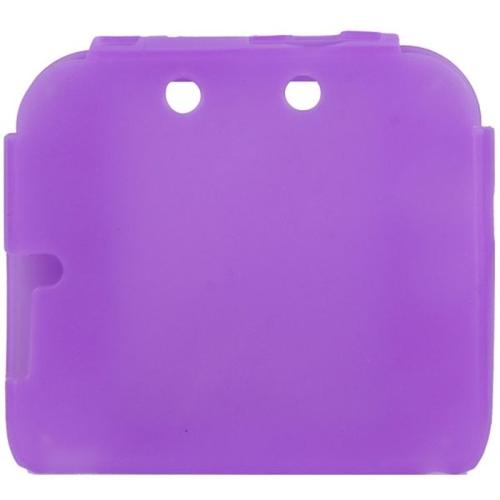 Housse Etui De Protection Silicone Pour Nintendo 2 Ds 2ds - Anti Choc / Rayures - Violet