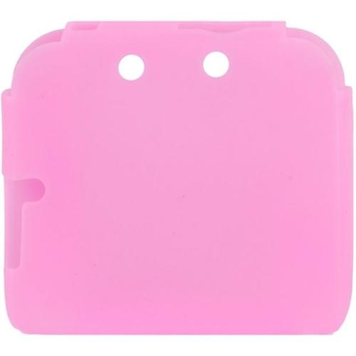 Housse Etui De Protection Silicone Pour Nintendo 2 Ds 2ds - Anti Choc / Rayures - Rose