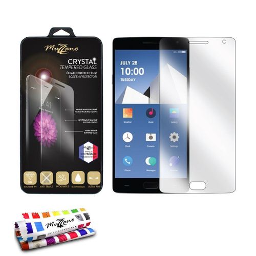 Vitre De Protection Oneplus One [Ultracrystal] [Transparente] De Muzzano + Stylet Et Chiffon Muzzano® - La Protection Antichoc Ultime Elegante Et Durable