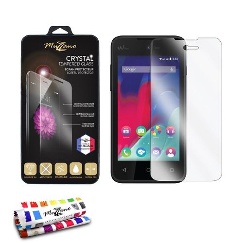 Vitre De Protection Wiko Sunset 2 [Ultracrystal] [Transparente] De Muzzano + Stylet Et Chiffon Muzzano® - La Protection Antichoc Ultime Elegante Et Durable