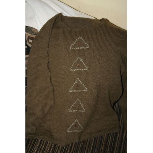 Pull Plus Etiquette Synthétique Xl Kaki