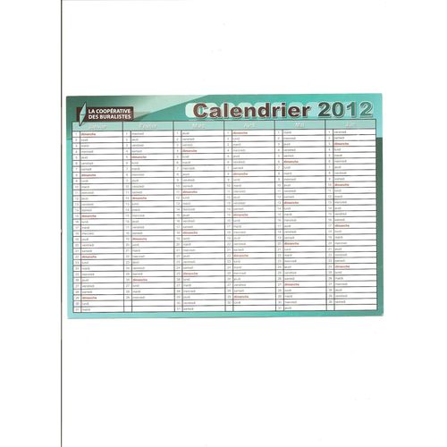 La Coopérative Des Buralistes 2012
