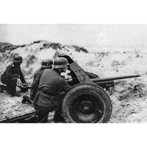 Ww2 - Canon Antichar Allemand De 37 Mm Modèle 1936