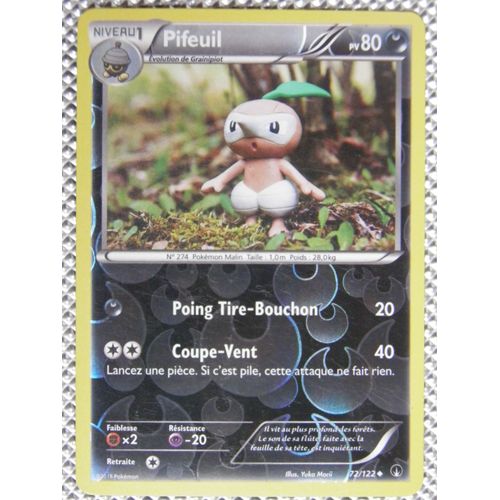 Pokemon - Pifeuil - 72/122 - Unco Reverse