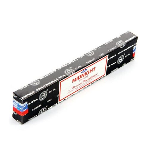Bâtons D'encens Satya Nag Champa 15g, Midnight - 1 Boite 15grs 