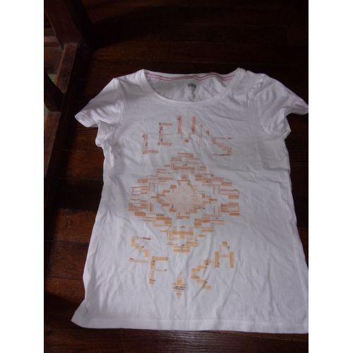 T-Shirt Levi's Coton 38 Blanc
