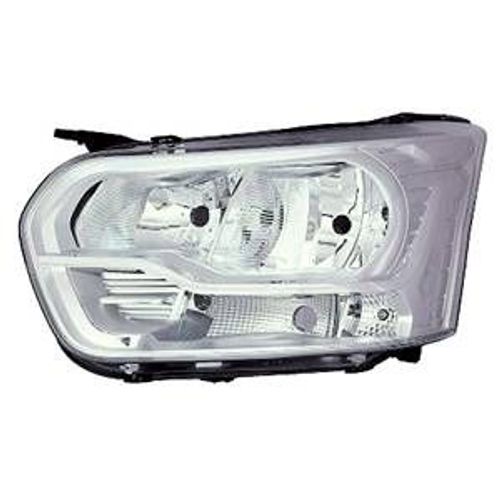 Phare Optique Avant Gauche Pour Ford Transit Mk8 Depuis 2014 , H7+H15, Neuf