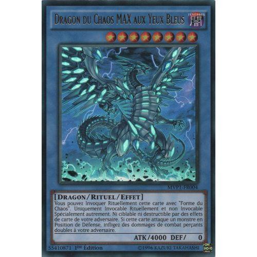 Carte Yu-Gi-Oh Mvp1-Frg04 Dragon Du Chaos Max Aux Yeux Bleus Gold Rare Neuf Fr