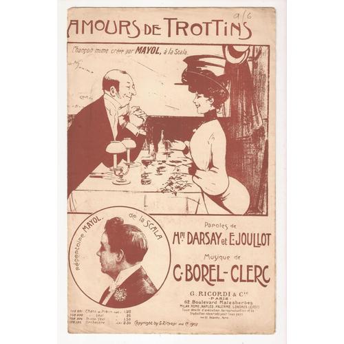 Amours De Trottins - Chanson Mime - Paroles Darsay & Joullot - Musique Borel-Clerc