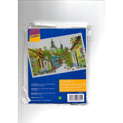 Kit Broderie Point De Croix Compte