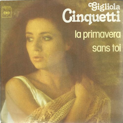 La Primavera (Didier Barbelivien - J.C. Cosson - Ch. Orieux - I. Cramer) 2'55 / Sans Toi (M. Jouveaux - Cavallaro - Pace) 2'50