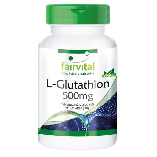 L-Glutathion 500mg - 90 Comprimés Végans - Fairvital 