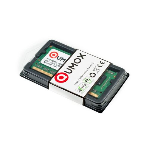 QUMOX 4Go 1600MHz DDR3 DDR3L PC3-12800 / PC-12800 (204 broches ) SODIMM mémoire pour ordinateur portable 1.35v