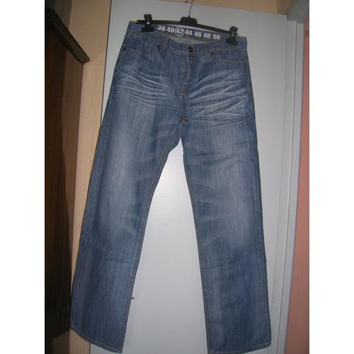 Jean Owk Coton 42 Bleu