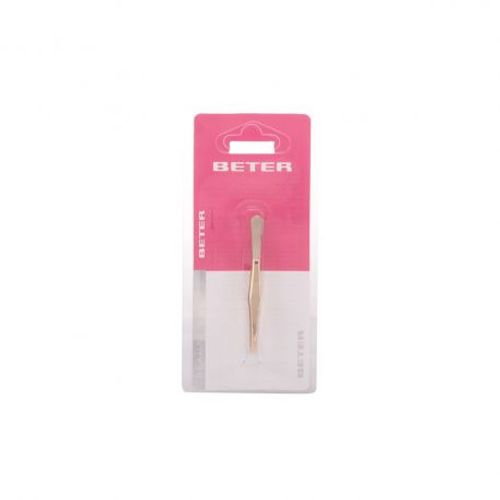 Pinza Epiler Punta Recta Dorada 1 Unidad 