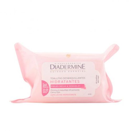 Lingettes Nettoyants Face Et Yeux Peau Sensible 40 Unites 