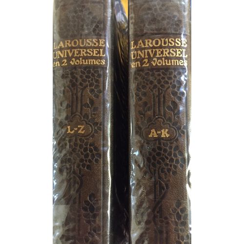 Larousse Universel En Deux Volumes
