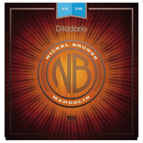 D'addario Nbm1038 Light 10-38 - Jeu De 8 Cordes Pour Mandoline