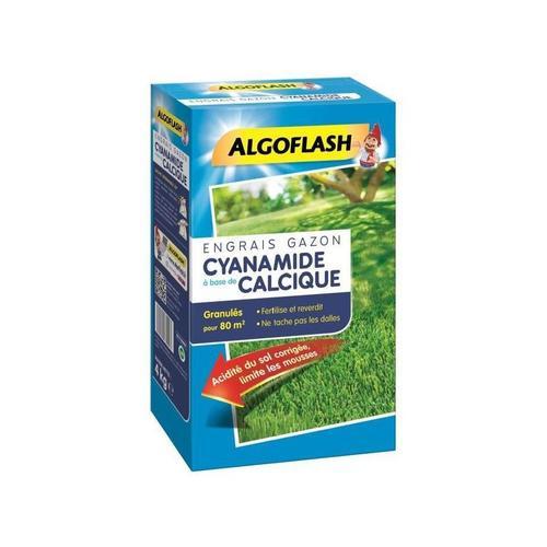 ALGOFLASH Engrais Gazon Cyanamide - 4kg