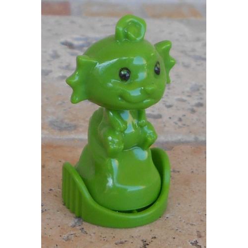 Figurine Kinder - Série Martien - Tampon - Vert - Environ 3,5 Cm - Mpg - Ft027