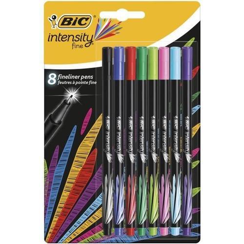 Bic Feutres D'ecriture Intensity Pointe Fine X8