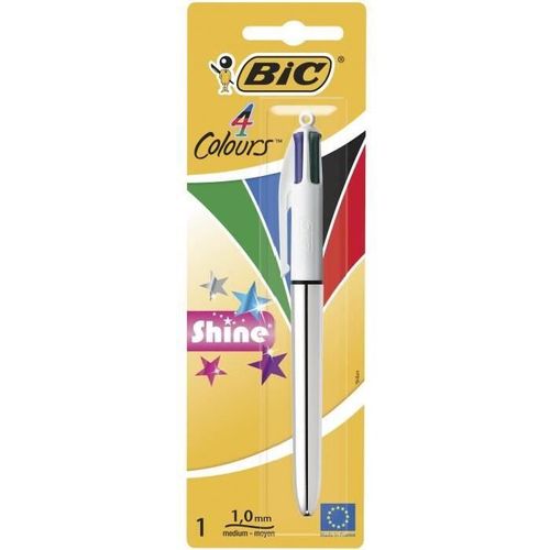 Bic Stylo-Bille 4 Colours Shine X1