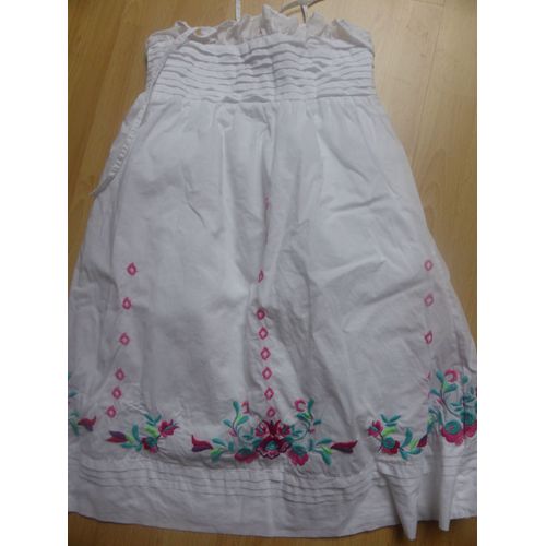 Robe Du Pareil Au Même Coton 8 Ans Blanc