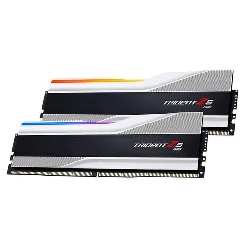 G.SKILL Trident Z5 RGB Kit 32 Go (2 x 16 Go) - DDR5-7600 - CL36 - Argenté