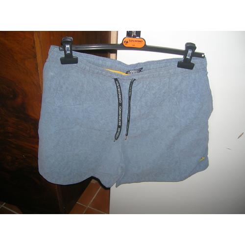 Short De Bain Quicksilver Polyester M Gris