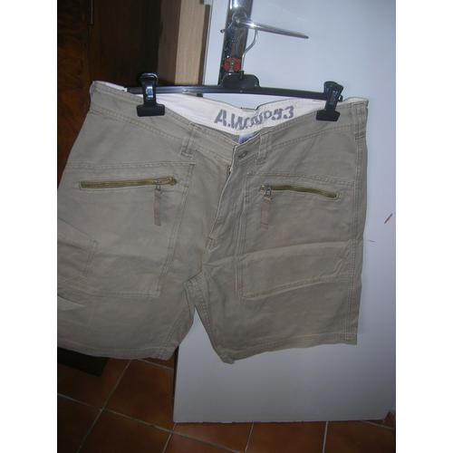 Short Active Wear Coton 46 Beige