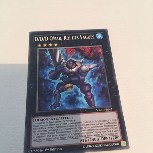 Yu-Gi-Oh! - Sdpd-Fr043 - D/D/D César, Roi Des Vagues - Commune