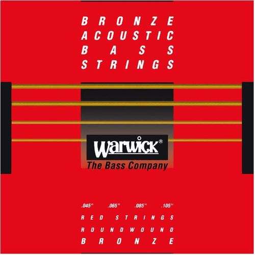 Warwick Red Strings Jeu 4 Cordes Basse Acoustique 45-105