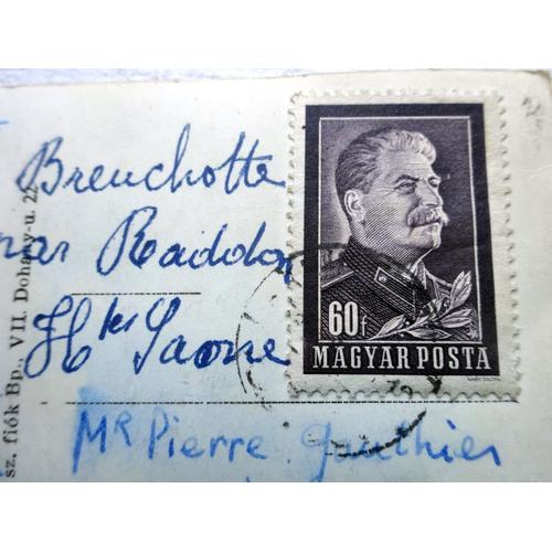 Staline Timbre-Poste- Magyar Posta- 1953