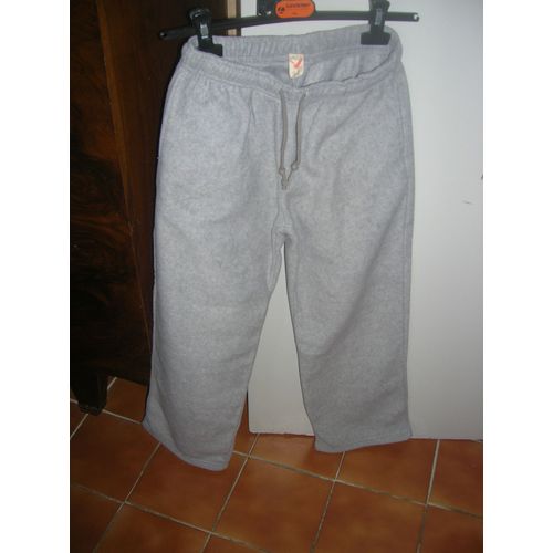 Pantalon De Jogging Fxk Sport Polaire Polyester 14 Ans Gris