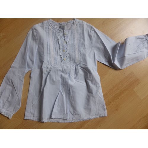Chemise Zara Coton 4 Ans Bleu Clair