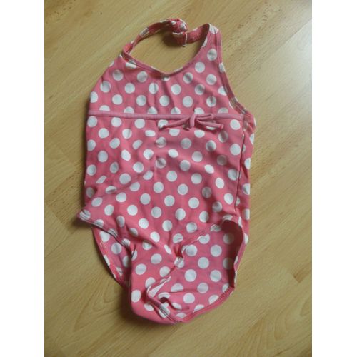 Maillot De Bain Vertbaudet Polyamide 6 Ans Rouge