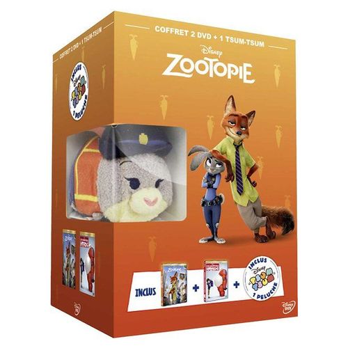 Zootopie + Les Nouveaux Héros - + 1 Peluche Tsum Tsum De Judy Hopps