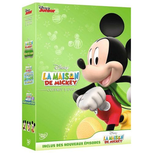 La Maison De Mickey - Mickey : Mickey Fait La Course + Le Tour Du Monde De Mickey + Athlète De Haut Niveau - Pack