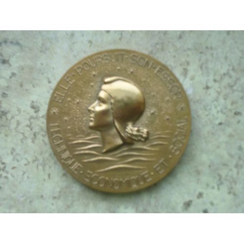 Médaille - 1962 - Paquebot France 1962 - "Le Havre - New York French Line"