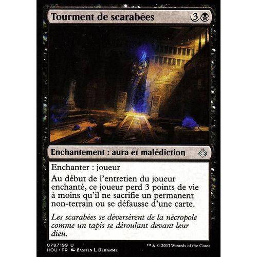 Tourment De Scarabées - Mtg - L'âge De La Destruction - U - 78/199