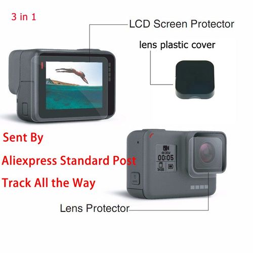 YOINS® Go Pro 5 Capuchon de protection avec objectif et film de protection d'écran pour Go Pro Gopro Hero 5 hero5 black
