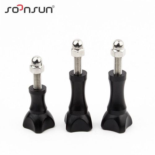 Yoins® Gopro Screw 2 Long + 1 Bouton De Pouce En Plastique Court Boulon À Vis + Écrou Pour Gopro Hero 5/4/3 + / 3/2 Sjcam Xiaomi Yi Action Camera